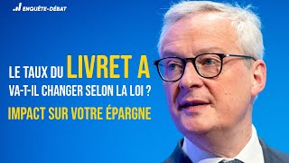 Le taux du Livret A vatil changer selon la loi  Impact sur votre épargne [upl. by Euphemie]