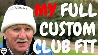 GOLF VLOGS UK GET FULL CUSTOM FITTING DRIVER IRONS WEDGES [upl. by Berns]