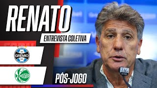 Grêmio 3x1 Juventude  Renato Gaúcho fala em entrevista  Imagens Grêmio TV [upl. by Powder749]