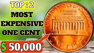 2 Ultra US One Cent Coins Most Valuable Lincoln pennies worth a lot of money Coins worth pennies [upl. by Yanehs655]