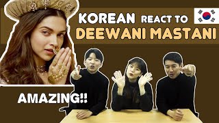 Korean React To Deewani Mastani l Full Video Song l Bajirao Mastani [upl. by Nimesh166]