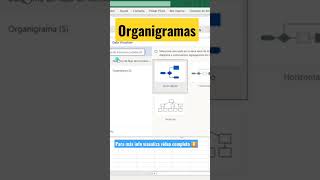 Crear organigramas en Excel [upl. by Ytiak]