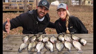 CREEK FISHING For CRAPPIE with JIGS [upl. by Fafa]