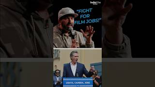 Fight for LA Film Jobs The Hangover Producer Rallies Workers to Expand Tax Credit [upl. by Nnylrefinnej]