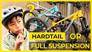 Hardtail vs Full Suspension MTB for KIDS Polygon Xtrada 24 vs Siskiu D24 [upl. by Foushee]