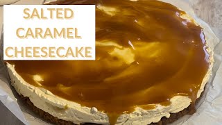 Amazing Nobake salted caramel cheesecake [upl. by Buzzell]