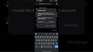 How to delete your data on MyNetDiarys account [upl. by Ariayek253]