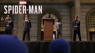 Marvels SpiderMan PS4  Jefferson Davis Death Scene Miles Origin [upl. by Cully]