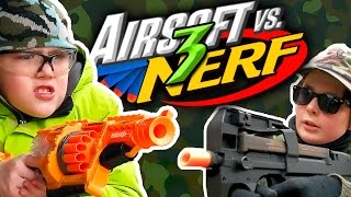 Airsoft vs Nerf 3 [upl. by Ballman100]