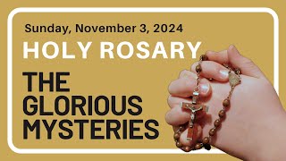 The Holy Rosary  Sunday  The Glorious Mysteries [upl. by Hayward309]