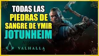 Todas las Piedras de Sangre de Ymir Jotunheim  Assassins Creed Valhalla [upl. by Nallad]