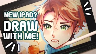 Draw With Me New Ipad who dis [upl. by Kolnos]