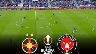 LIVE 🔴 FCSB vs MIDTJYLLAND  UEFA Europa League 20242025  Full Match FL 2025 Gameplay [upl. by Elston272]