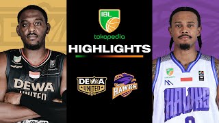 Highlight Dewa United Banten vs Tangerang Hawks Basketball  Day 1 Week 3 IBL Tokopedia 2024 [upl. by Jaala]