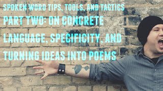 Guante On Concrete Language Specificity and Turning Ideas into Poems [upl. by Cela]