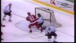 Sergei Fedorov Overtime Goal Game 6 1992  Minnesota [upl. by Aivilo]