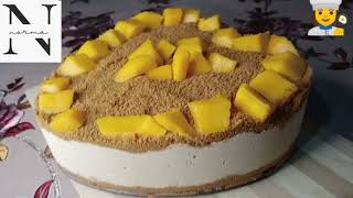 No Bake Cake  Mango Graham Ice Cream Cake  Norma Recipe [upl. by Selin]