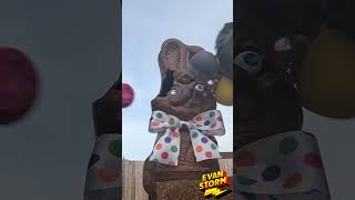 Evan Storm Monster Trucks VS Chocolate Easter Bunny evanstorm monstertrucks monsterjam [upl. by Certie]