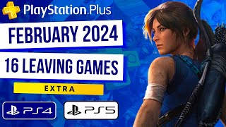 PlayStation Plus Extra Leaving Games February 2024  PS Plus Leaving Games February 2024 [upl. by Nwahsak198]