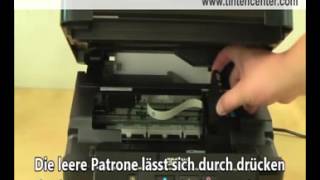 Tintencenter Tutorial  Patronen wechseln beim Epson XP305 [upl. by Galang]