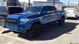 Lifted 2018 Toyota Tacoma TRD Sport on 26570R17 Tires [upl. by Nanaek]