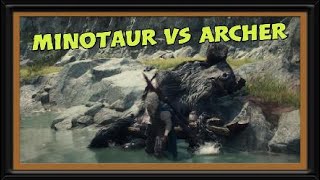 Archer Vs Minotaur In Dragons Dogma 2 [upl. by Itak]