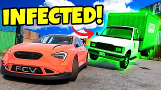 Car Hide and Seek Infection Mode In a Container Yard in BeamNG Drive Mods [upl. by Ettelracs412]