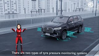 Gloster  Tyre Pressure Monitoring System  Ahead With Avira [upl. by Berey]