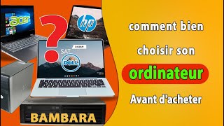 comment acheter un ordinateur BAMBARA [upl. by Shaine]