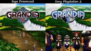 Grandia II Dreamcast vs PS2 Intro Cutscene Comparison [upl. by Uda677]