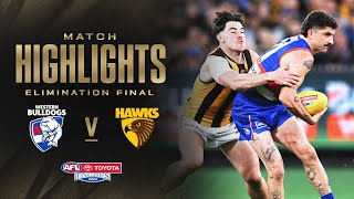 Western Bulldogs v Hawthorn Highlights  Elimination Final 2024  AFL [upl. by Greenman]