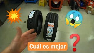 CUAL ES EL MEJOR NEUMÁTICO❓PARA USAR TODO EL AÑO💥EN COCHE Y RECOMENDABLE❌ [upl. by Ertnom430]