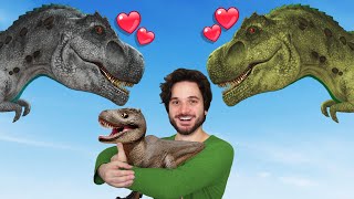 AMOR ENTRE TIRANOSSAURO REX NO ARK [upl. by Ayatan]