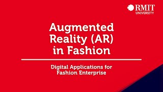 Augmented Reality AR in Fashion [upl. by Vittoria]