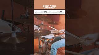 ghost notes drum beat  drumpattern drumlessons onlinedrumlessons drumbeat ghostnotes [upl. by Eloci891]