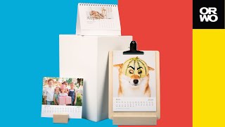 Tischkalender selbst gestalten mit Fotos [upl. by Ylera]