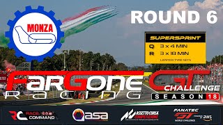 FarGone Racing  GT Challenge Season 18  Round 6  Monza [upl. by Xer64]