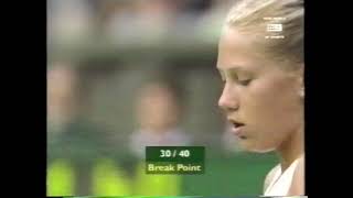 Anna Kournikova vs Sandrine Testud  Wimbledon 2000 1R Highlights [upl. by Gearard122]