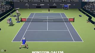 Djokovic vs Menezes Full Ace Tennis R16 ATP250 Winston Salem [upl. by Hanus]