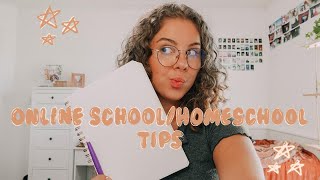 tips for online schoolhomeschool  how I graduated 2 YEARS EARLY [upl. by Adolphe]