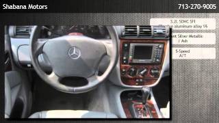 2001 MercedesBenz ML320 SUV  Houston [upl. by Springer]