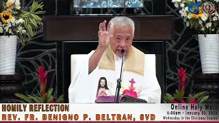 Homily Reflection of Rev Fr Benigno Beltran SVD [upl. by Forland]