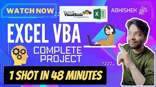 Excel VBA Complete Project  Learn the Complete VBA in One Video  VBA Full Course Beginners [upl. by Nikral]