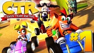 Crash Team Racing  Part 1  ПОГНАЛИ JMP [upl. by Woermer]