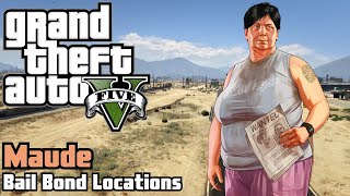 LOCATIONS of all 4 BAIL BOND Missions in GTA 5  PS5 [upl. by Anoek]