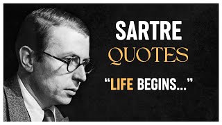 JeanPaul Sartre Quotes  Existentialist Philosopher [upl. by Thomasin959]