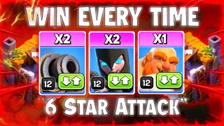 Builder Hall 6 Attack Strategy 2024  Best Builder Base 6 Attack Strategy Clash of Clans [upl. by Jeni]