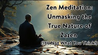 Zen Meditation Unmasking the True Nature of Zazen Its Not What You Think [upl. by Annal591]