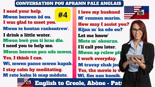 CONVERSATION 4 POU APRANN PALE ANGLAIS  KOU ANGLAIS ONLINE  APRANN PALE ANGLÈ [upl. by Ecnerewal]