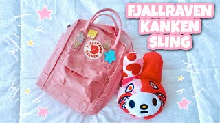 FJALLRAVEN KANKEN SLING UNBOXING  WHAT FITS IN IT  BAG ACCESSORIES HAUL [upl. by Vera]